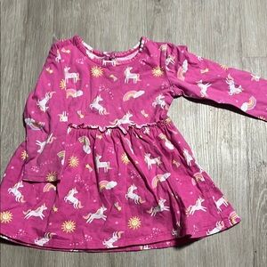 4/$20 Pink Unicorn Print Dress